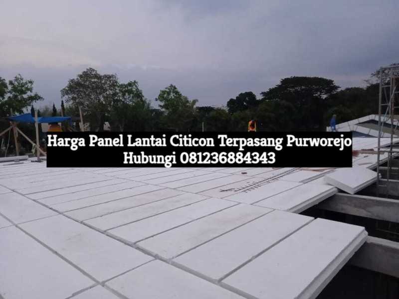 Harga Panel Lantai Citicon Terpasang di Purworejo